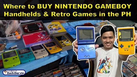 Where to BUY Gameboy GBC GBA Nintendo Retro Consoles.